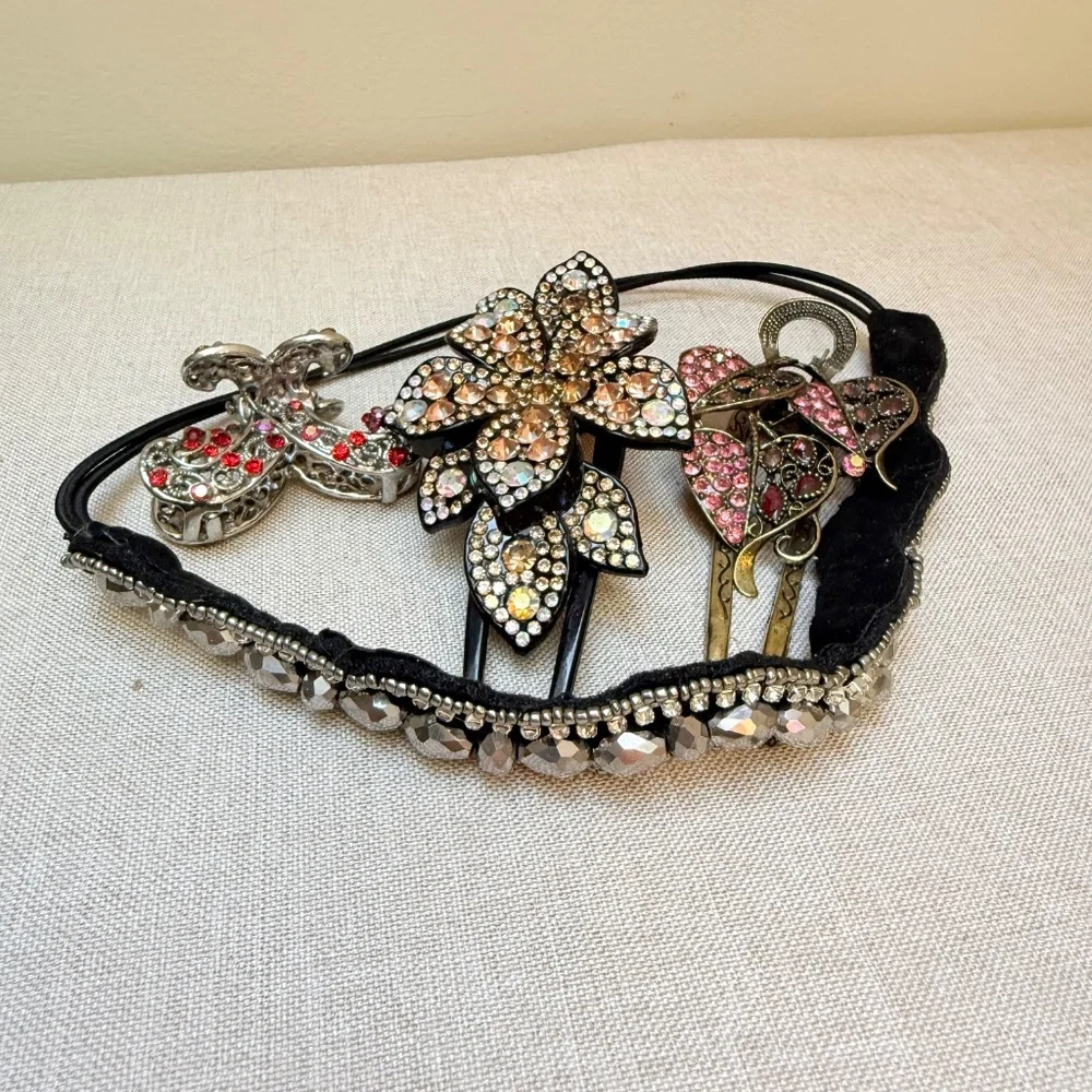 Bundle of 4 Blingy Hair Accessories - Picture 10 of 11